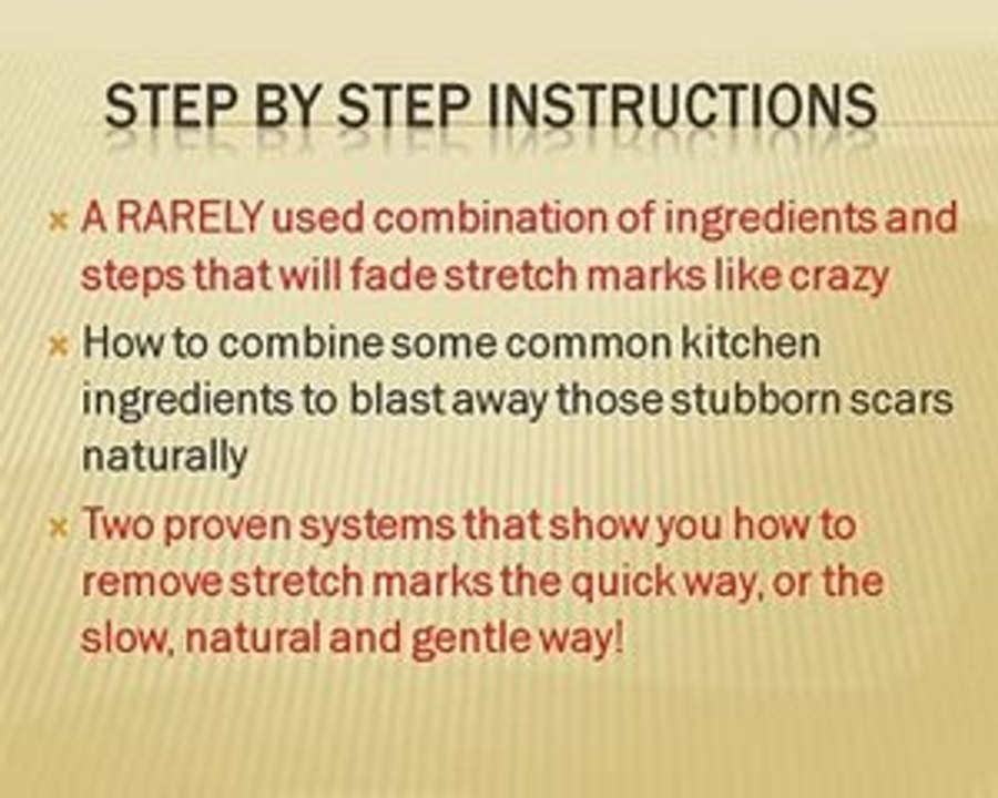 Get Rid Of Stretch Marks Without Laser And Surgery Treament