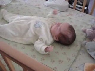 boy sleeping and girl talking