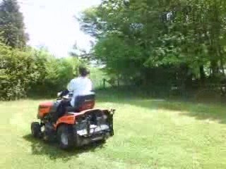 Dgé en mode Tracteur Tondeuse