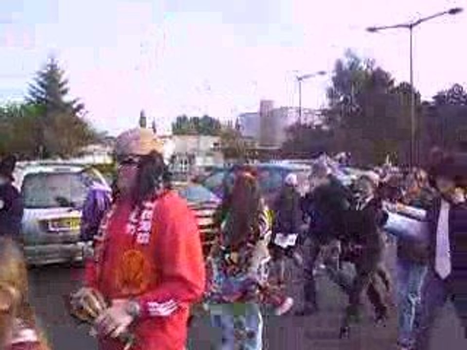 Arrivée des carnavaleux de denain