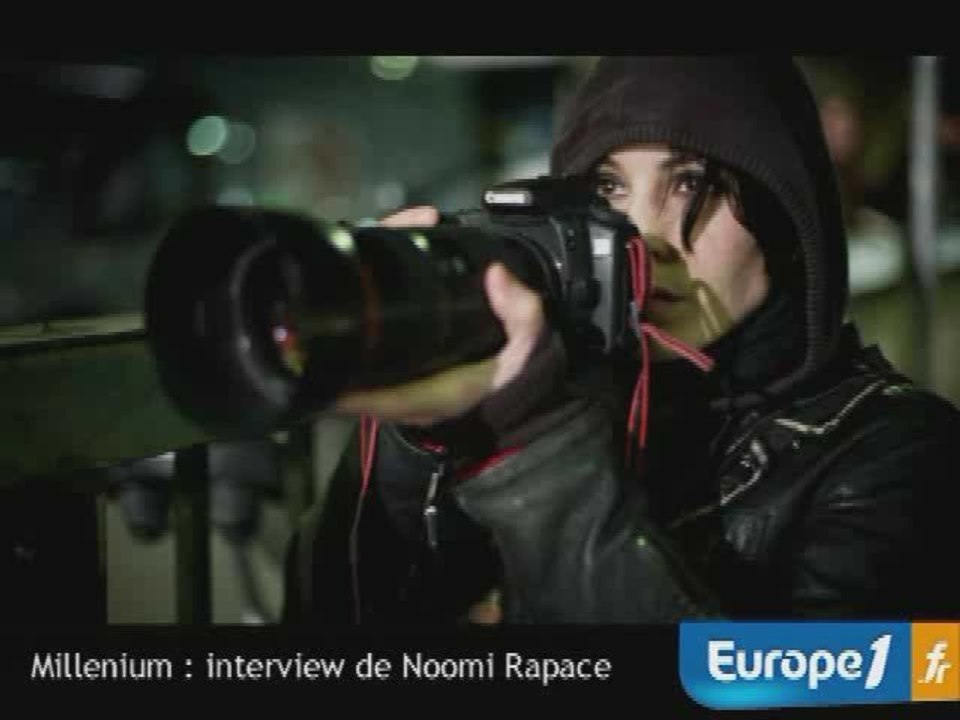 Europe 1 rencontre l'héroïne de Millenium, Noomi Rapace