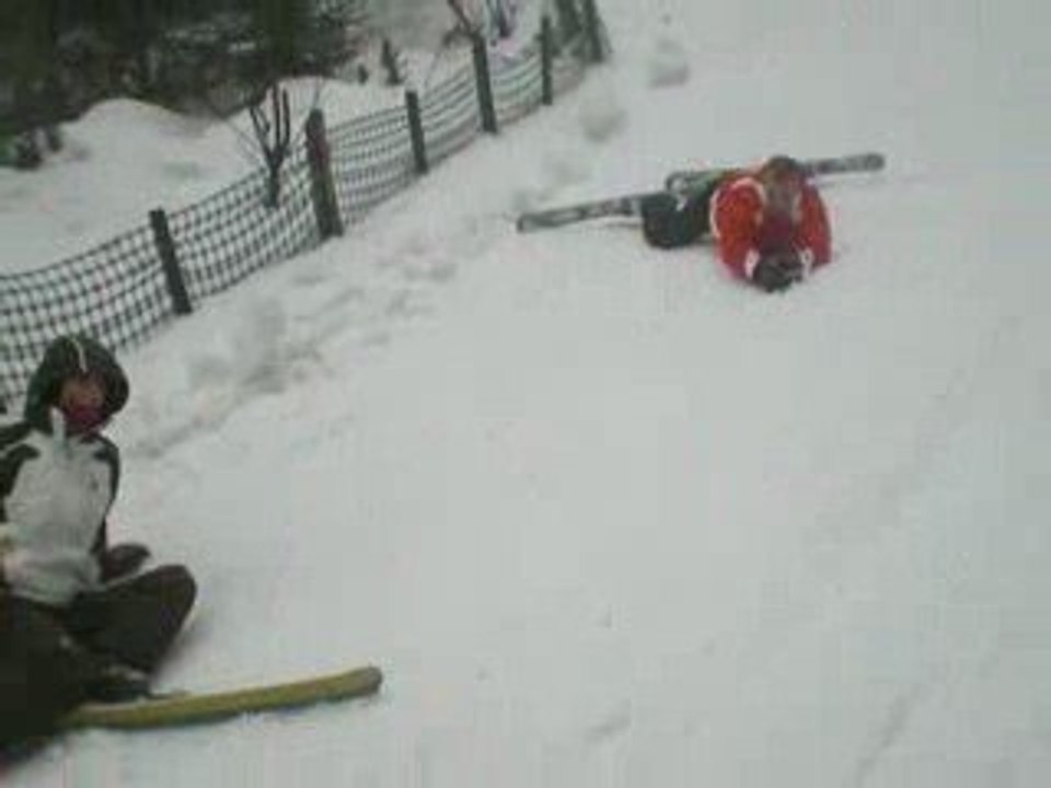 balade en amoureux sur des skis c'est pas très bon pour nous