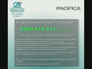 Assurance Credit agricole  et pacifica