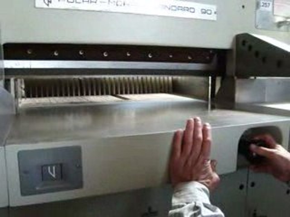 massicot POLAR MOHR 90 C 01257 guillotine morlans-euroma.com