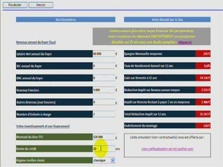 Loi Scellier 2009 - Simulation Express