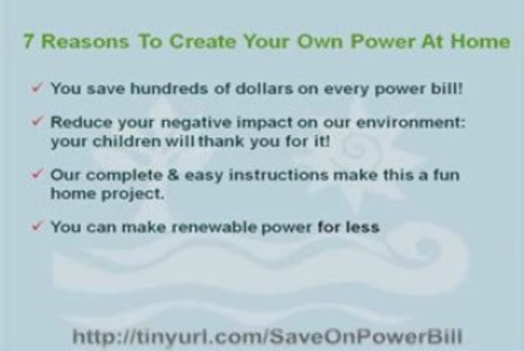 How To Generate Own Electricity With DIY Solar Panels & Wind