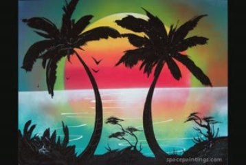 Slideshow #1 50 Spray paintings of 2008