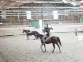 1ere leçon d'équitation Alex