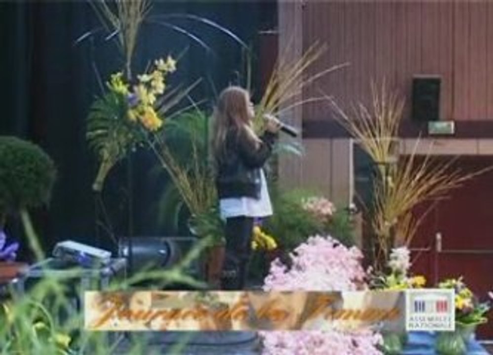 Caroline à la Journee de la femme