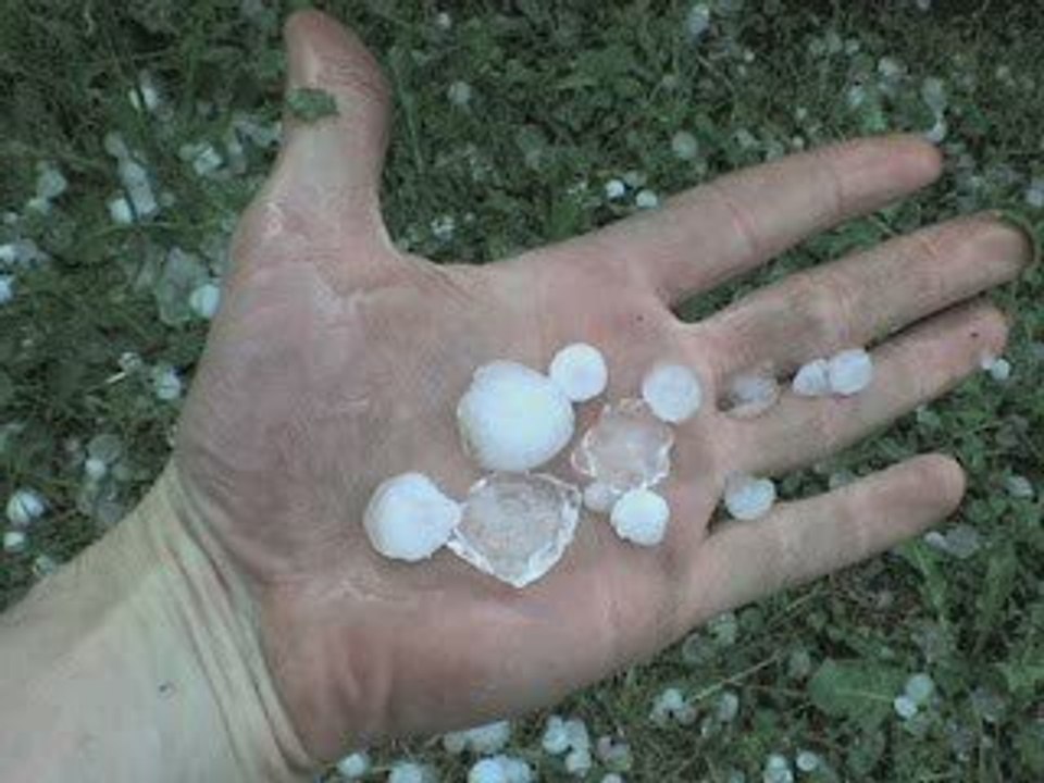Grêle grêlon sarreguemines 11 Mai 2009 12degrès sainte glace