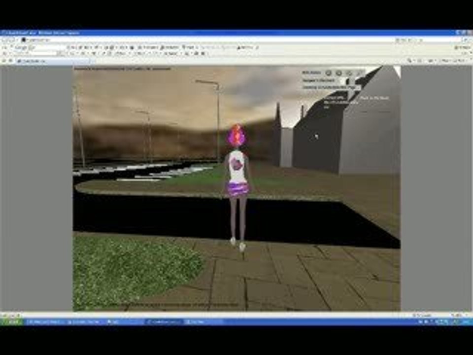 interactive Video of Huddersfield University building game