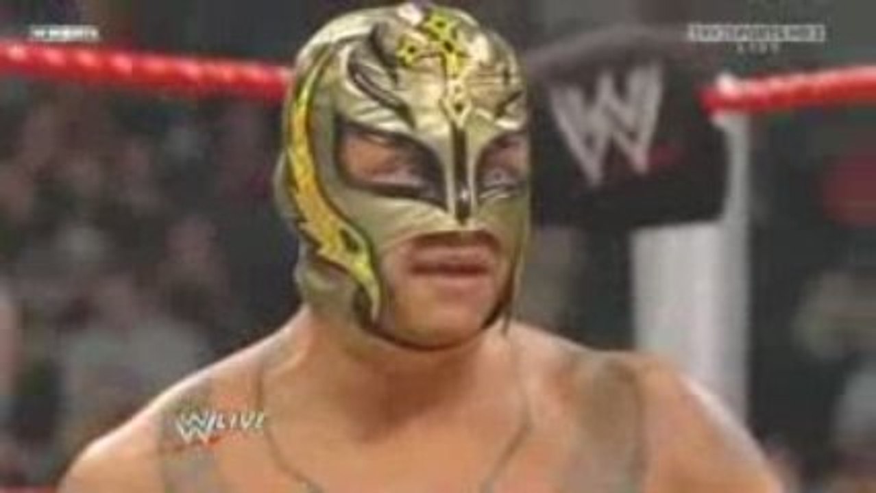Raw 3/17/09 Rey Mysterio Vs Dolph Ziggler