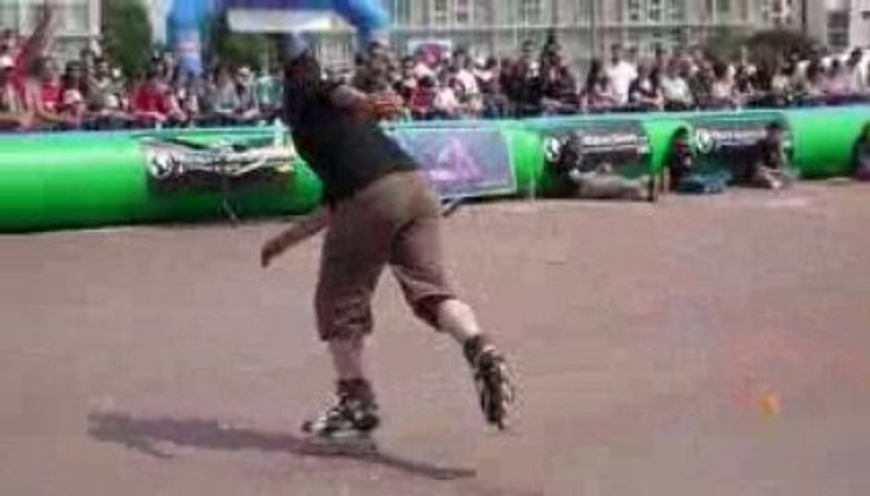 Slalom demi-finale: 3eme passage