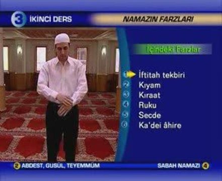 Namazın Farzları - Namaz Ögretmeni 2.ders