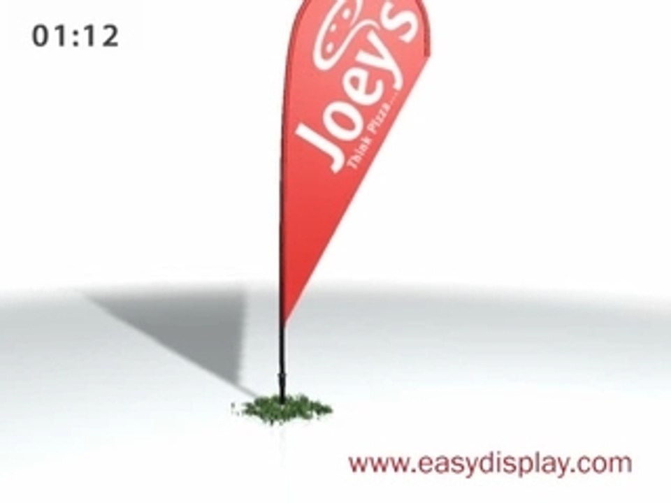 Günstige strandfahne strandflagge