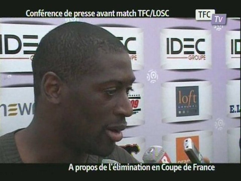 Conf de presse TFC/LOSC Fofana