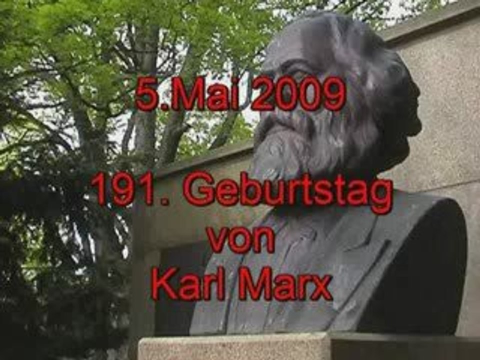 191 Geburtstag Karl Marx 5 Mai