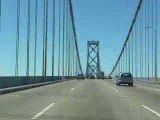 Traversée de la baie de San Francisco sur le Bay Bridge