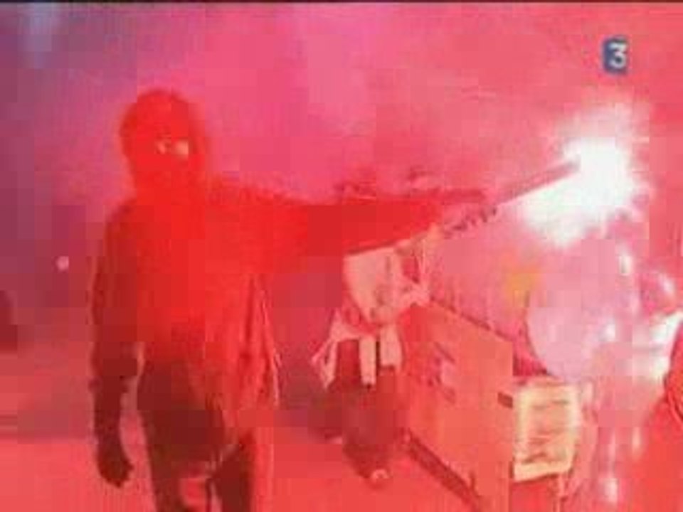 manif Limoges en soutien aux inculpés de Tarnac par FR3