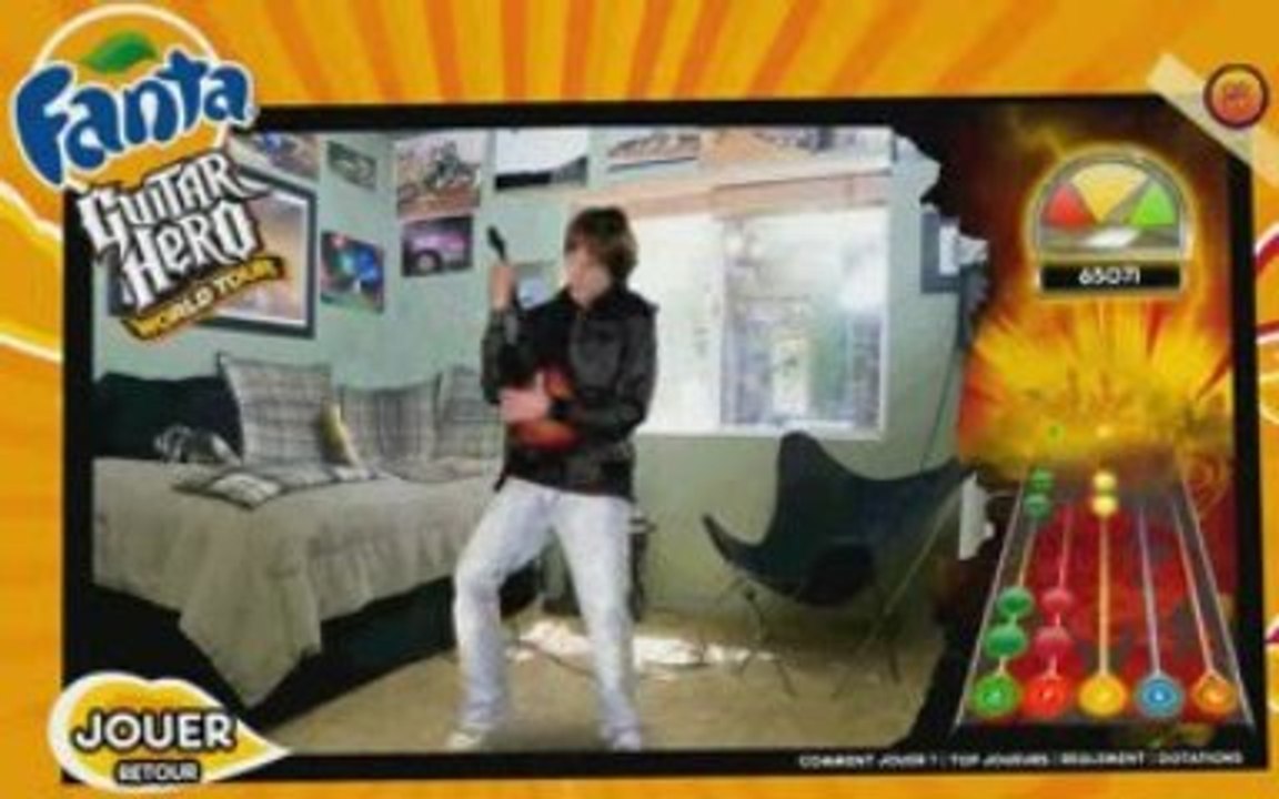 Fanta Guitar Hero Wolrd Tour Crotus Guitare 102684 points