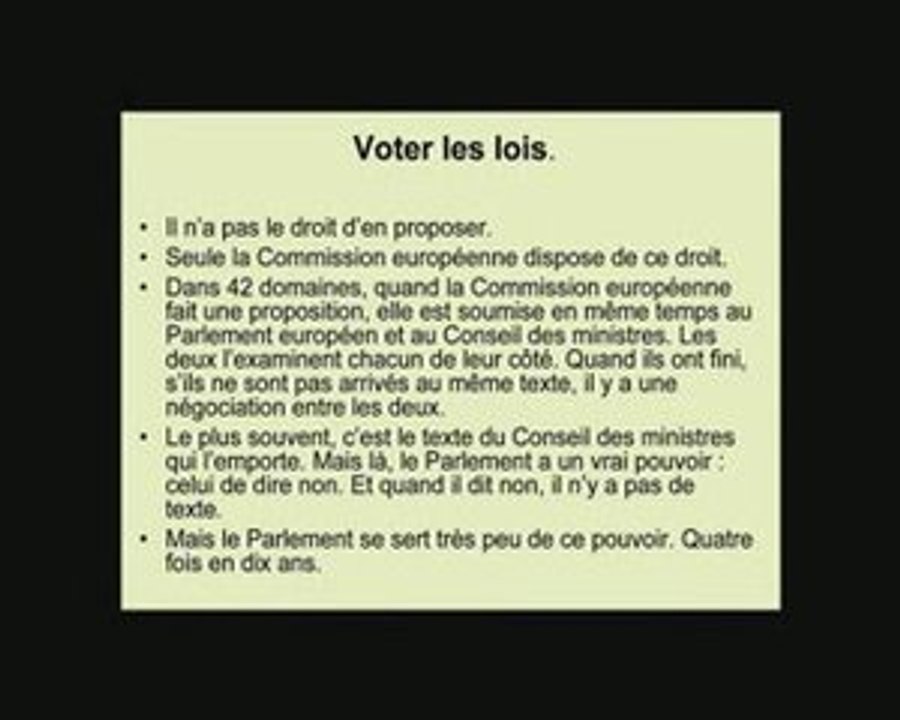 Diaporama didactique sur les institutions européennes