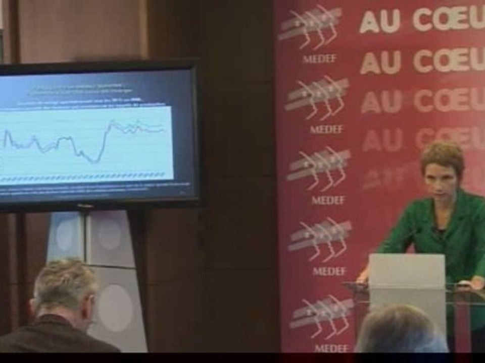 Point presse de Laurence Parisot - 12-05-2009