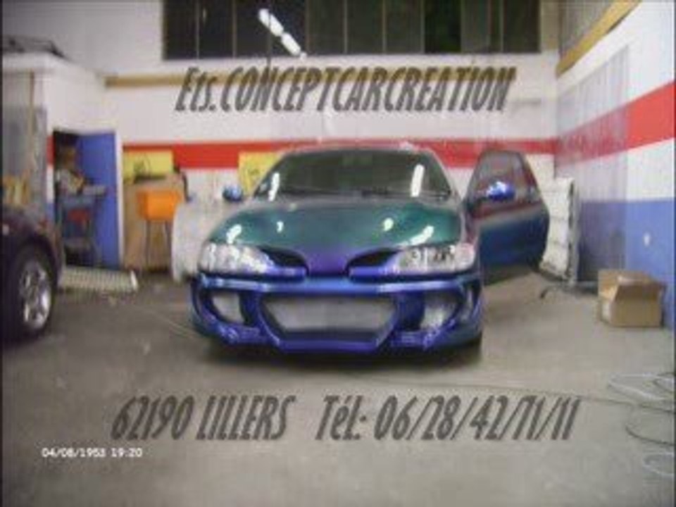 Mégane coupé caméléon tuning, Ets.CONCEPTCARCREATION
