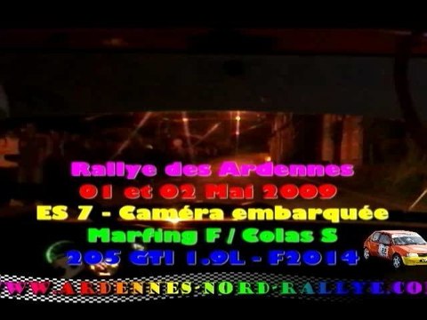 Rallye des Ardennes 2009 - 205 - ES7 - Marfing