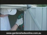 Garden Shed Installation - Hanging the Doors