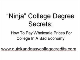 Associate Degree Online In 6 Months? Enter College As A J...