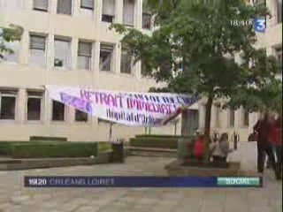 France 3 Orléans - Occupation de la CPAM d'Orléans