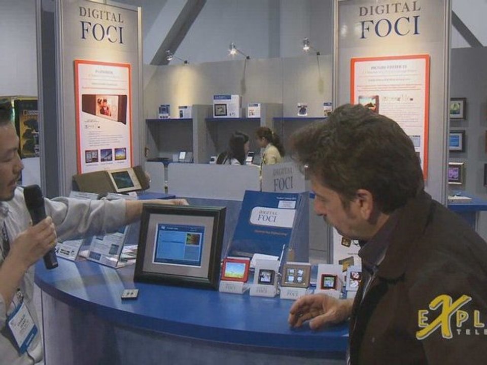 Digital Foci Image Moments 8" Digital Photo Frame IMT-083