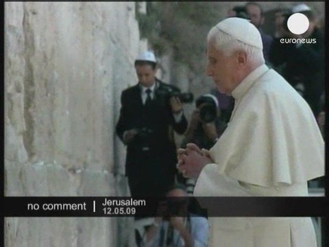 Visite du Pape au mur des Lamentations