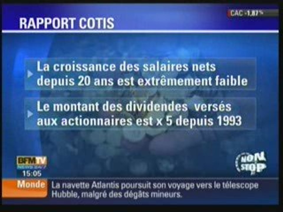 Le rapport sur la repartition des benefices