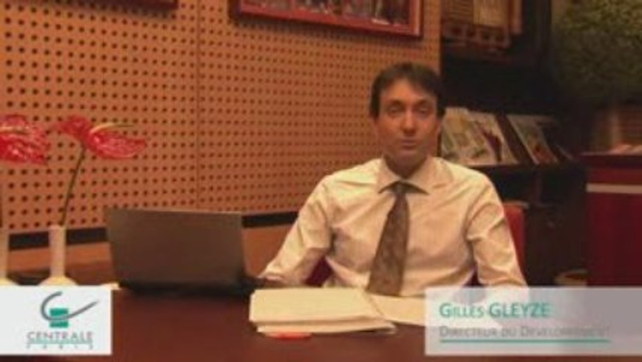 Centrale Paris : Gilles Gleyze (Directeur du développement)