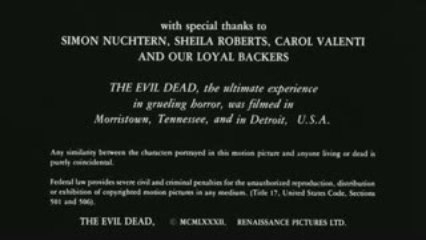 Evil Dead - Version Court Métrage 2/2