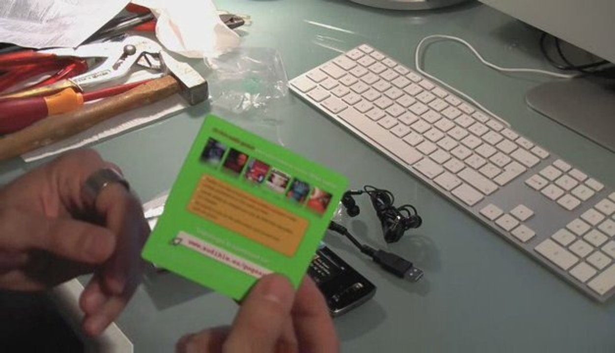 LE DEBALLING DU LECTEUR MP3 PHILIPS