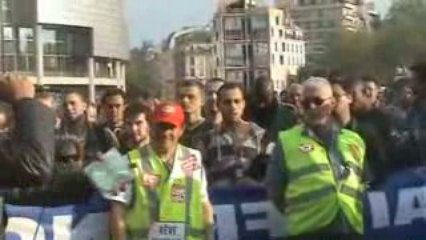 Fin de la manifestation du 1mai place Bastille avec Rara