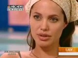 ANGELINA JOLIE * IN NAMIBIA -JOLIE ON EDUCATION, NEW BABY* 2