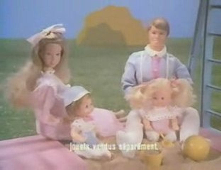 Pub Famille Doucoeur (Mattel) 80's