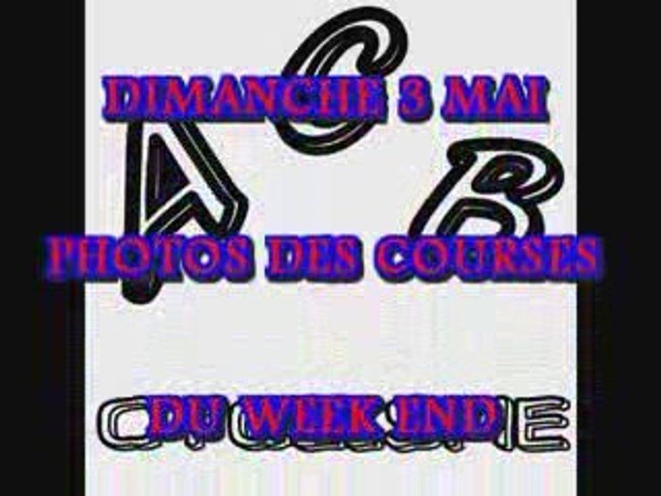 Courses du week