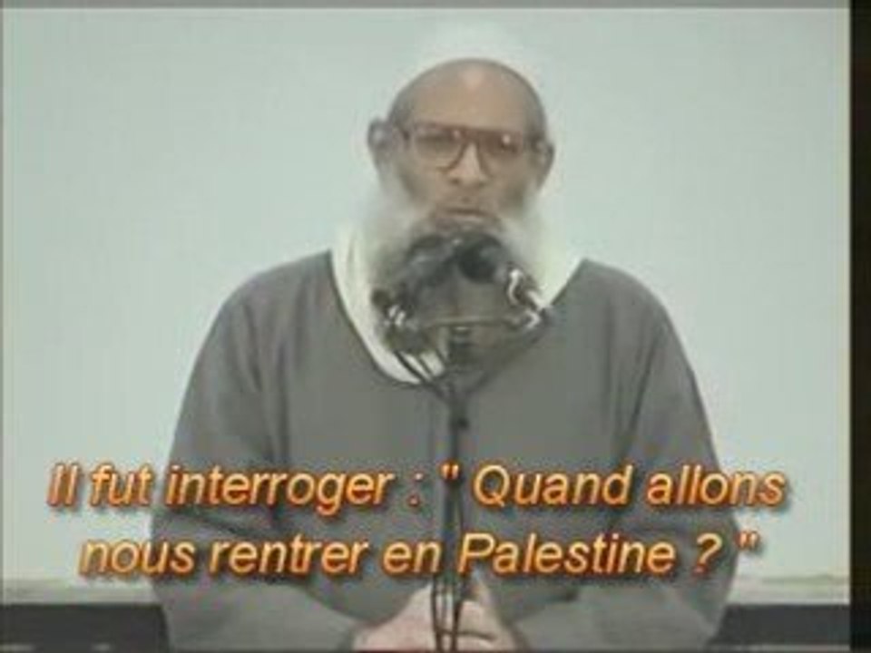 Cheikh Raslan sur la Palestine