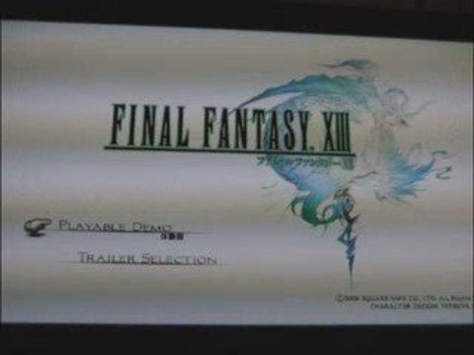 Uriel no Sekai - Final Fantasy XIII vidéo-test démo