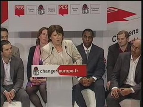 Meeting de Paris : Discours de Martine Aubry