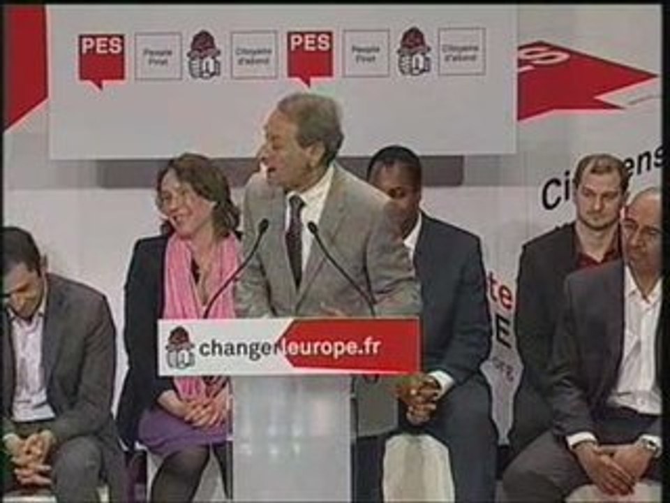 Meeting de Paris : Bertrand Delanoë