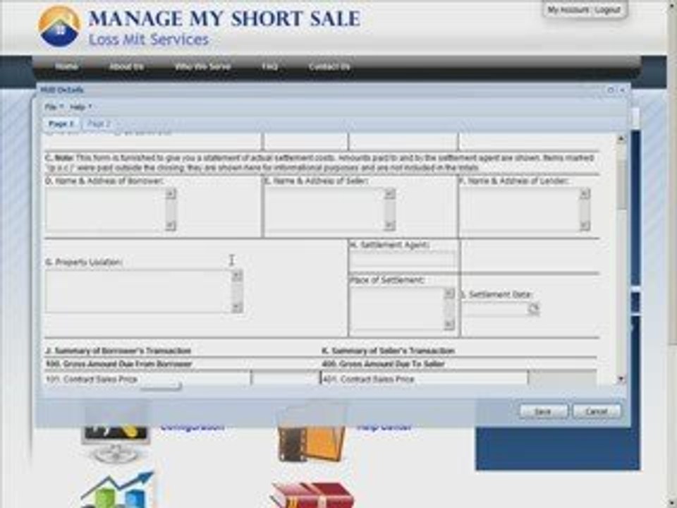Manage My Short Sale Overview