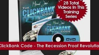 The ClickBank Code Will Crush The Recession