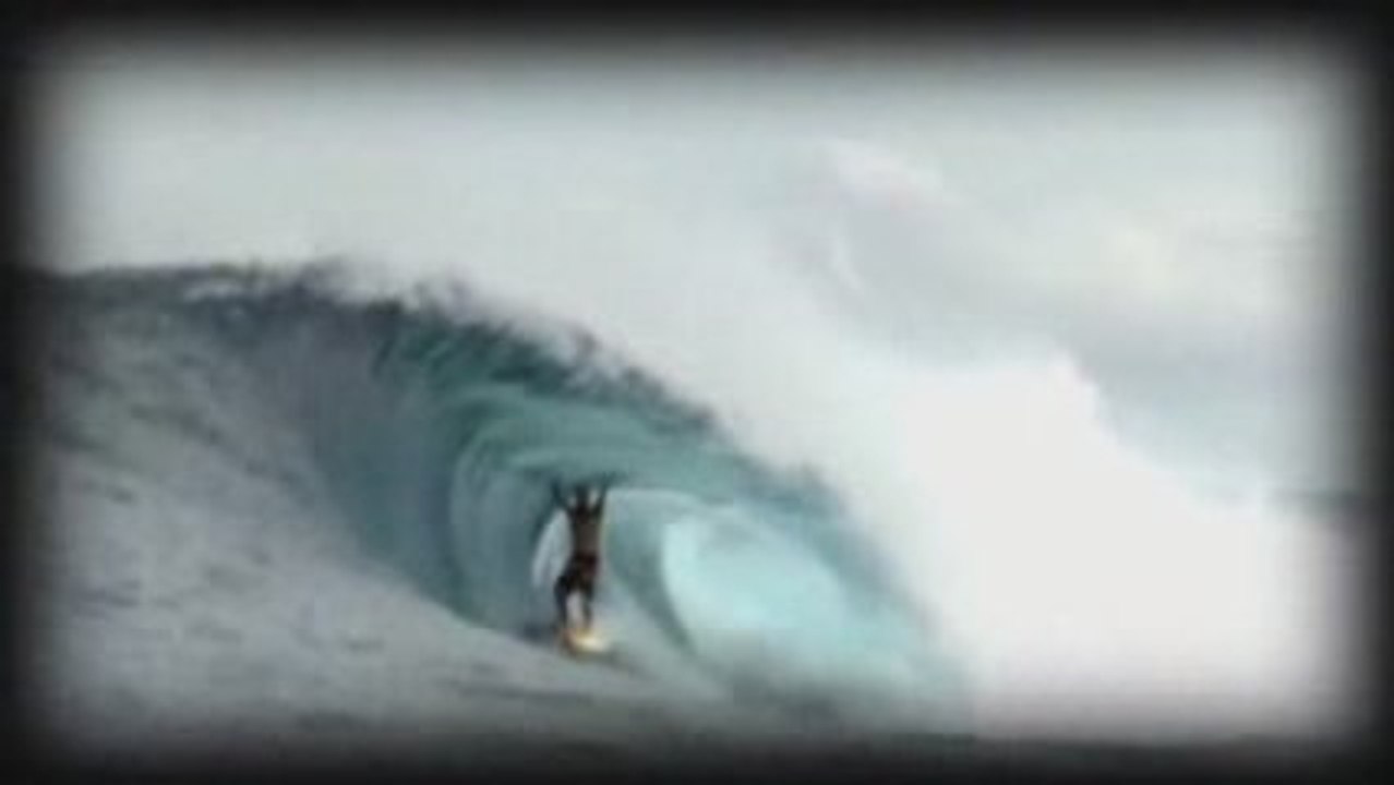 Kelly Slater's secret Tahitian right... EPIC!