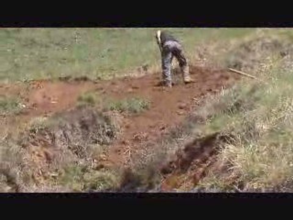 travaux piste arette 2009