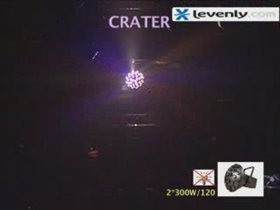 Jeu de lumière multifaisceaux Crater Starway by Levenly.com